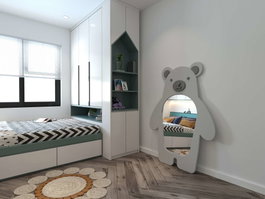 Hanah Home Espejo Cheval Bear - Grey